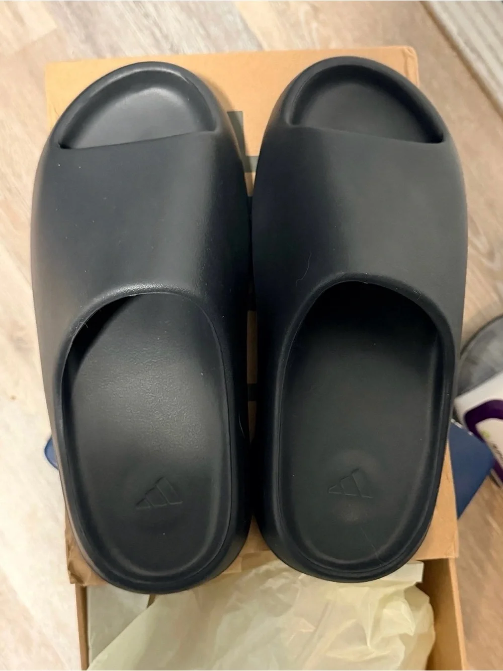 Yeezy slides onyx originals size 11